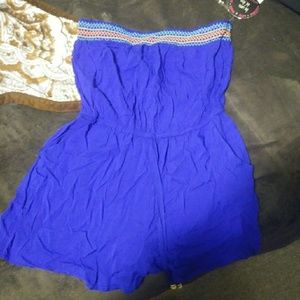 Womens one piece shorts & top set